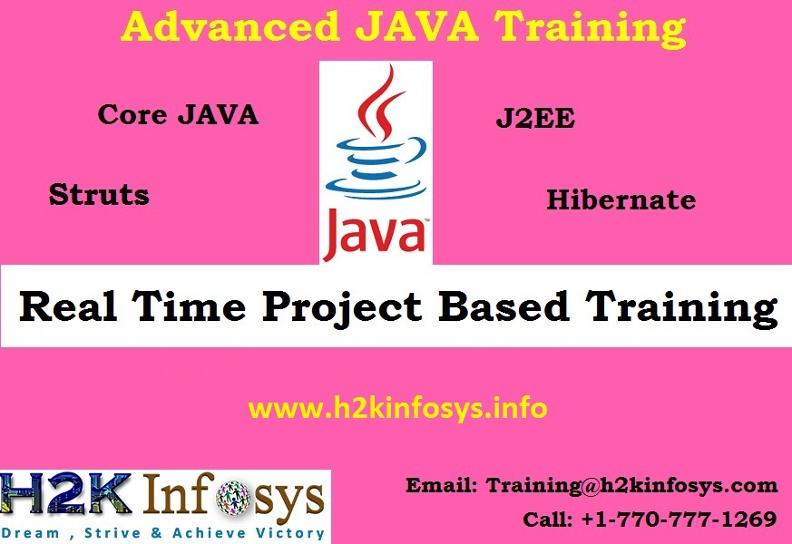 Java Online Training Course with Certification Java Online Training Course with Certification