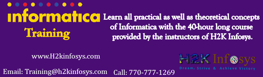 Informatica Training Classes