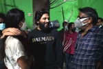 Allu Arha next movie, Allu Arjun updates, allu arjun pays a surprise visit for his daughter, Gunasekhar