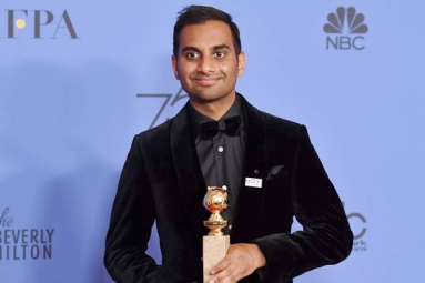 Aziz Ansari, the first Asian American to win at Oscar 2018