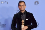 Aziz Ansari, Oscar 2018, aziz ansari the first asian american to win at oscar 2018, Aziz ansari