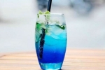 beverages, blue curacao syrum, blue curacao mocktail recipe, Beverages