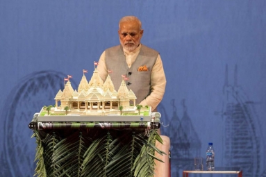 Narendra Modi to Lay Stone for Abu Dhabi’s First Hindu Temple by Video or in Person on April 20