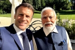 Emmanuel Macron and Narendra Modi bonding, France Prime Minister, france and indian prime ministers share their friendship on social media, Nsc