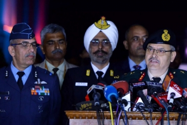 Indian Army, Navy, Air Force Joint Press Briefing