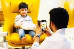 Aravinda Sametha Veera Raghava, SS Thaman, ntr s son makes his debut on instagram, Aravinda sametha veera raghava