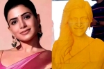 Samantha temple news, Samantha temple news, samantha gets a temple from her fan, Hansika