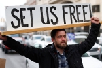 governors, protests, scattered protests happen in u s against stay at home orders, Oregon