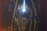 Surya Tilak Ram Lalla idol, Surya Tilak Ram Lalla idol 2024, surya tilak illuminates ram lalla idol in ayodhya, Ayodhya
