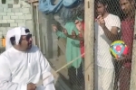 football fans in lock up, Indian football fans, watch uae man locks up indian football fans in cage before match, Indian football