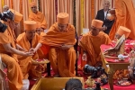 abu dhabi temple website, shri swaminarayan mandir, foundation stone laid for first hindu temple in abu dhabi, Baps