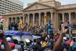 Sri Lanka Crisis, Sri Lanka for petrol, sri lanka crisis protestors break into pm s office, Sri lanka crisis