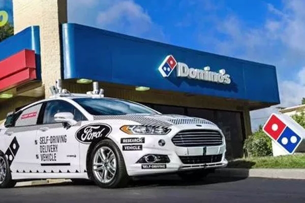 Domino’s and Ford Team up for deliveries without drivers