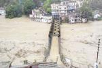north India monsoon flood, Uncontrolled rains in N. India, impassioned rains killed at least 120 in n india, Hindu religious site