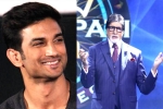 set, Amitabh Bachchan, amitabh bachchan s question for first contestant on kbc 12 is about sushant singh rajput, Kbc 12