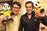 Jackie Chan new, Salman Khan, jackie and salman khan bond in mumbai, Amyra dastur