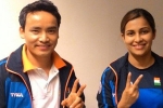 Jitu Rai, Heena Sindhu, jitu rai heena sindhu wins issf world cup the mixed team event, International olympic committee