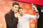 first indian wax statue at madame tussauds, mahesh babu wax statue, mahesh babu s wax statue for madame tussauds unveiled at hyderabad s amb cinemas, Namrata first indian wax statue at madame tussauds, mahesh babu wax statue, mahesh babu s wax statue for madame tussauds unveiled at hyderabad s amb cinemas, Namrata