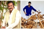actor, film, mohan babu gifts chiranjeevi a customized wooden bike on his birthday, Kajal agarwal