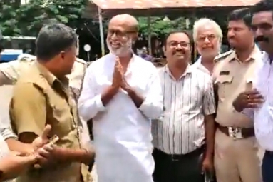 Rajinikanth Visits Jayanagar BMTC