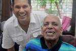 sachin tendulkar's childhood coach, sachin tendulkar centuries, sachin tendulkar s childhood coach ramakant achrekar passes away, Dronacharya award