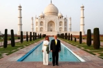 Donald Trump, Melania Trump, president trump and the first lady s visit to taj mahal in agra, Billboard