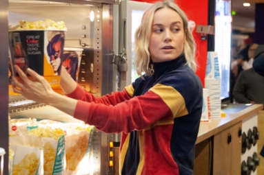 Captain Marvel Star Brie Larson Surprises Her Fans in AMC Theaters by Serving Popcorn